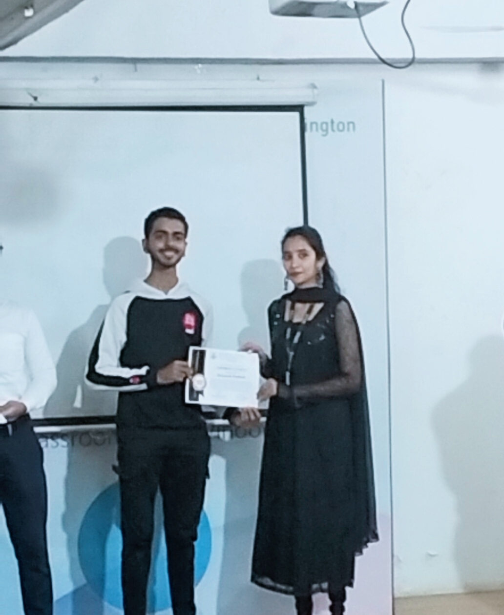 Felicitated on Farewell